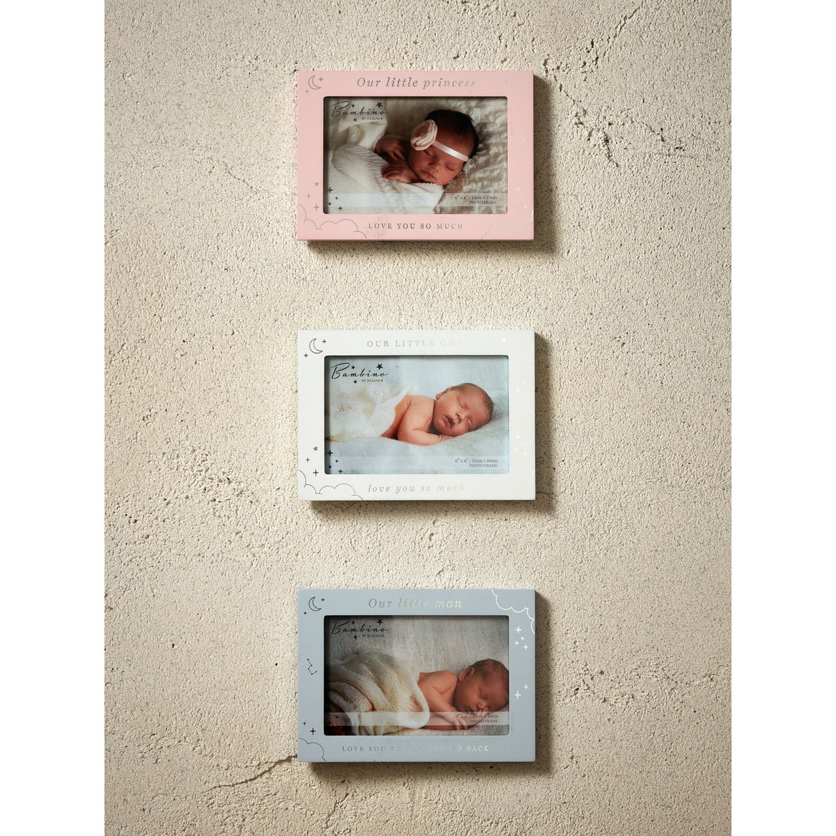 Bambino Wooden Frame "Little Man" 6x4