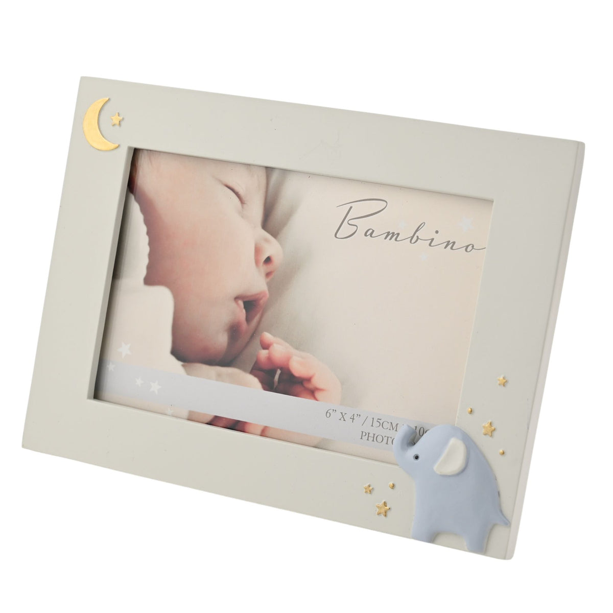 Bambino Photo Frame with Elephant Icon 6" x 4"