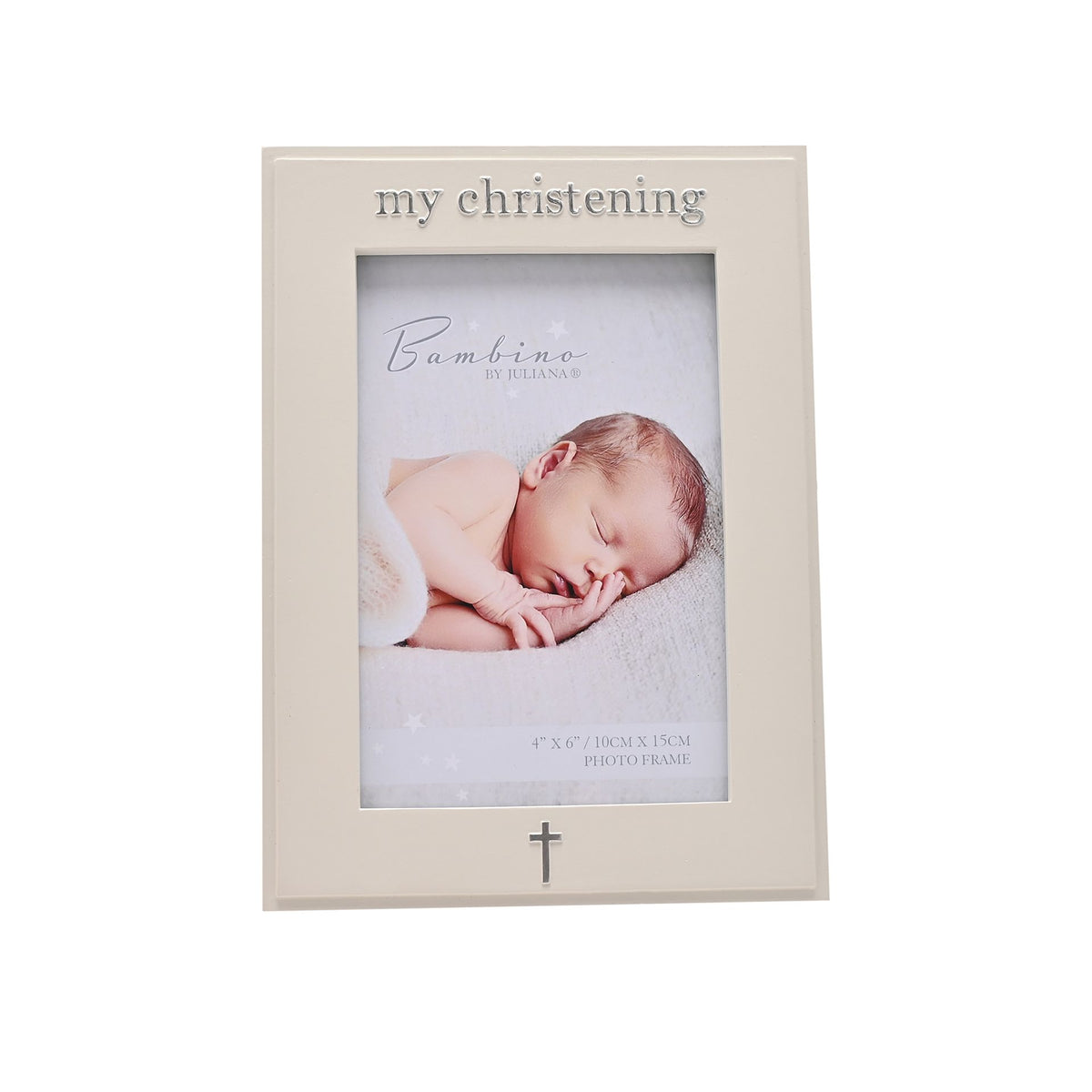 Bambino Resin Photo Frame - My Christening 4" x 6"