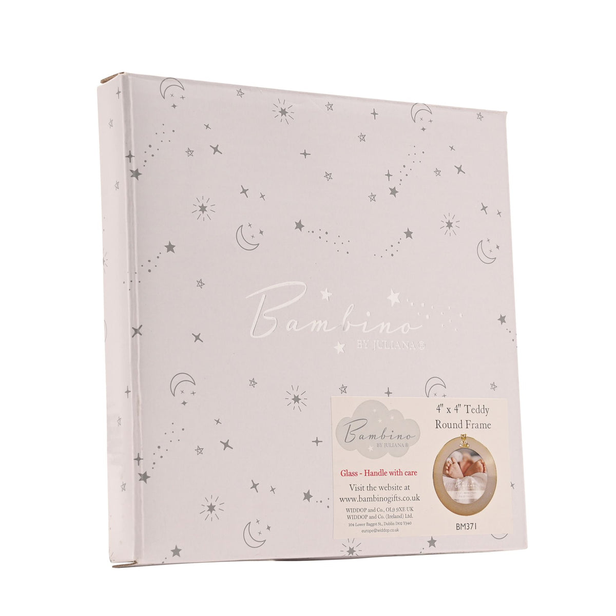 Bambino Round Frame 4" x 4" - Teddy