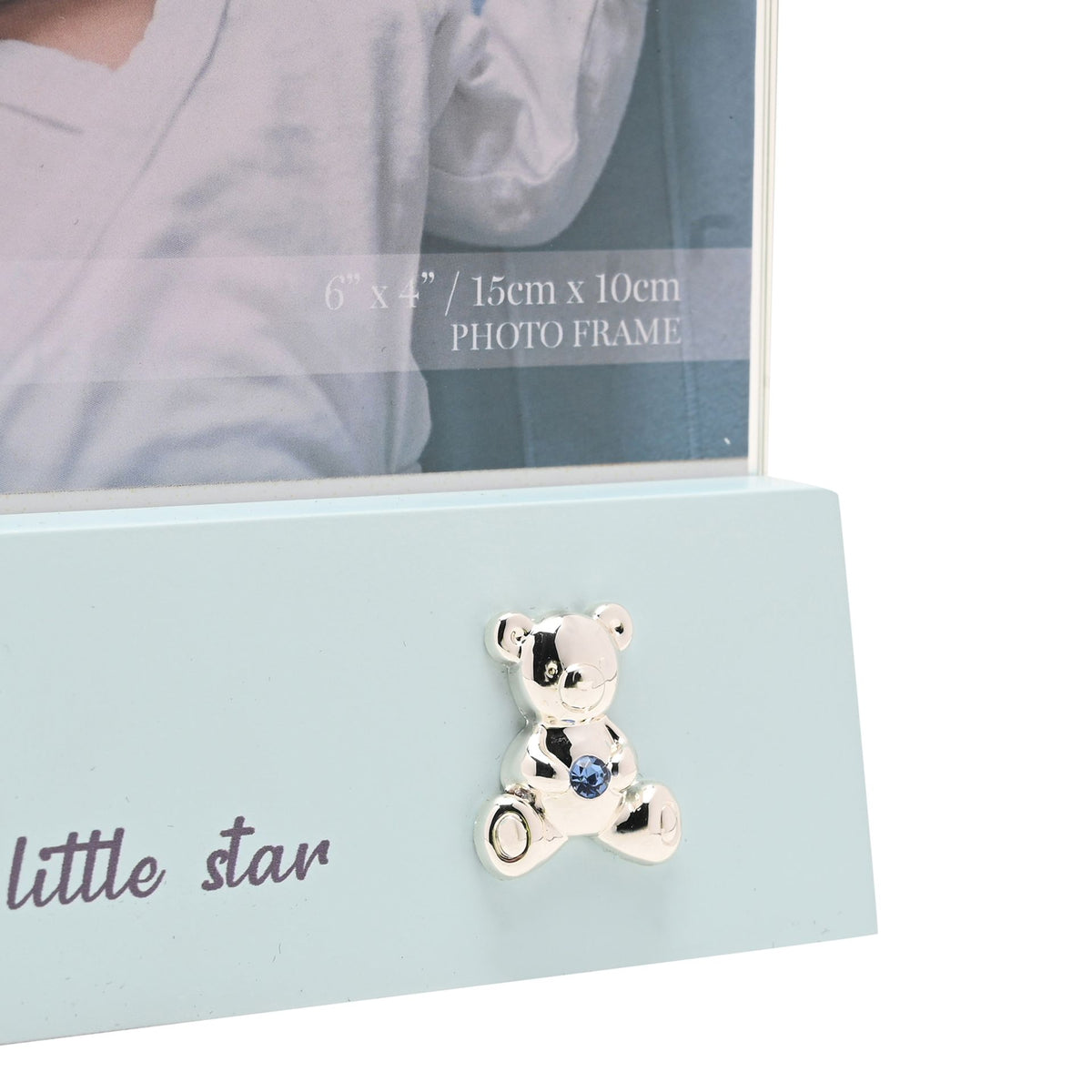 Bambino Block Frame 6" x 4" - Baby Boy