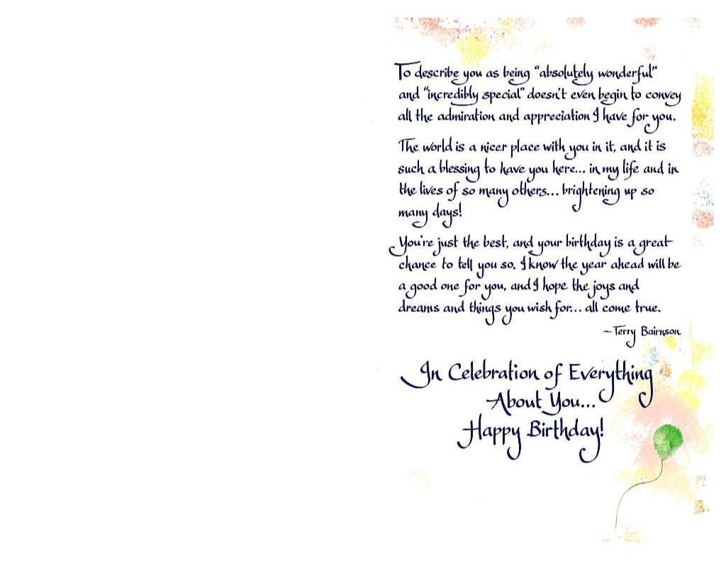 Happy Birthday Appreciated Sentimental Keepsake Card - Blue Mountain Arts