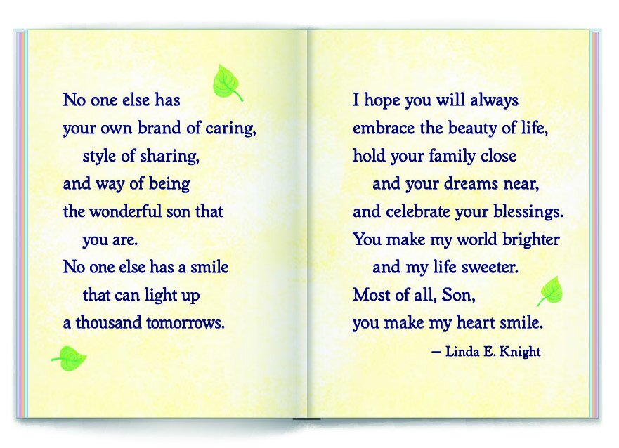 Blue Mountain Arts Keepsake Book - A Son Is Life's Greatest Gift