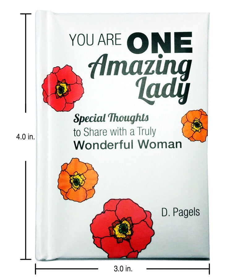 Blue Mountain Arts Keepsake Book - "You Are One Amazing Lady"