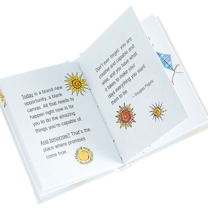 Blue Mountain Arts Keepsake Book - "Keep a Positive Attitude"