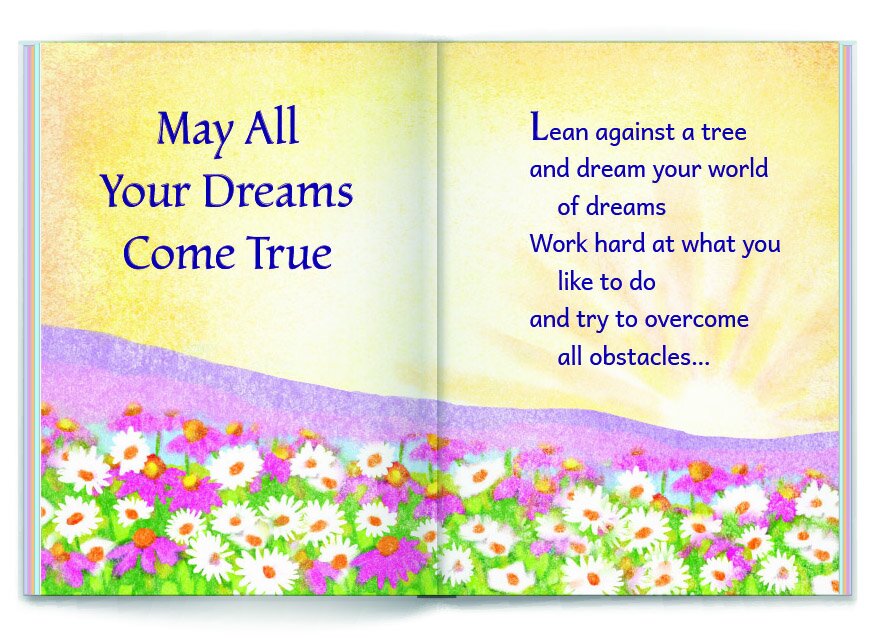 Blue Mountain Arts Keepsake Book - "Always Believe in Yourself and Your Dreams"