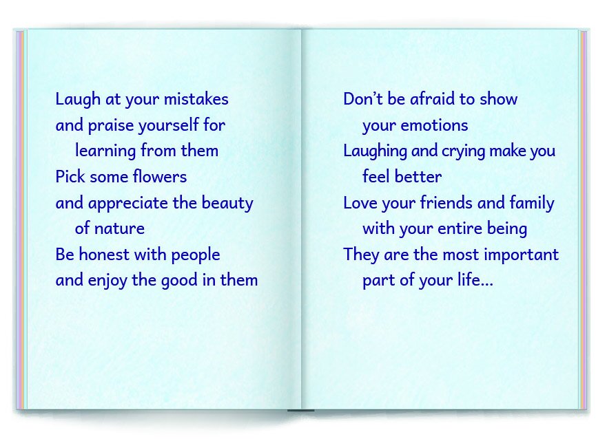 Blue Mountain Arts Keepsake Book - "Always Believe in Yourself and Your Dreams"