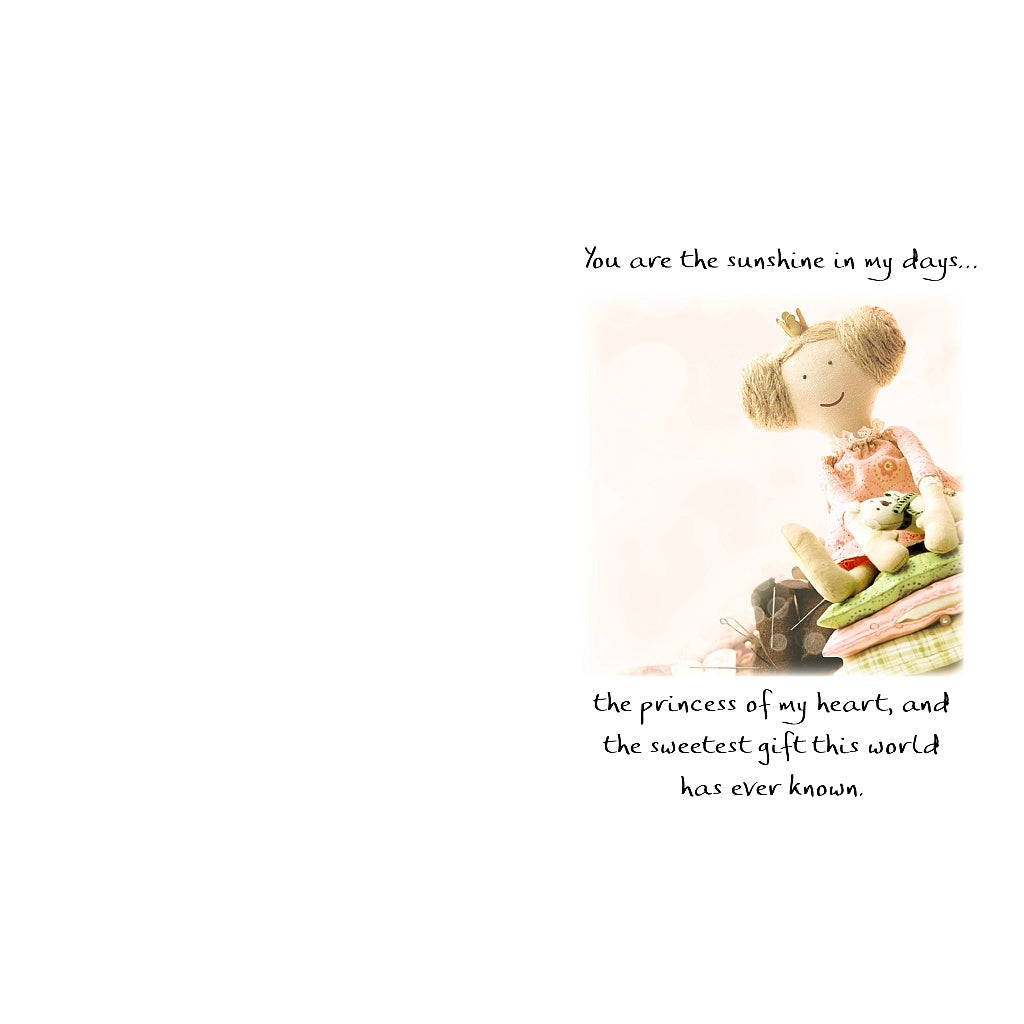 Granddaughter Card - Sunshine, Princess and the Sweetest Gift - Blue Mountain Arts