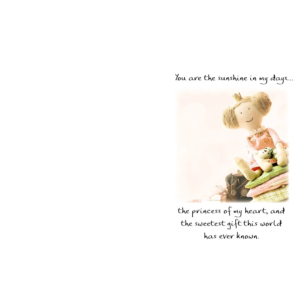 Granddaughter Card - Sunshine, Princess and the Sweetest Gift - Blue Mountain Arts