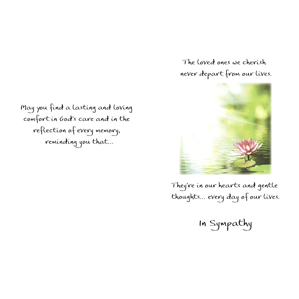 Sympathy Card - Finding Lasting Comfort in Loving Memories