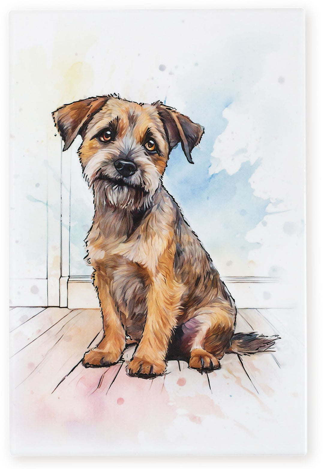 Art of Arora Border Terrier – Ceramistone Tile