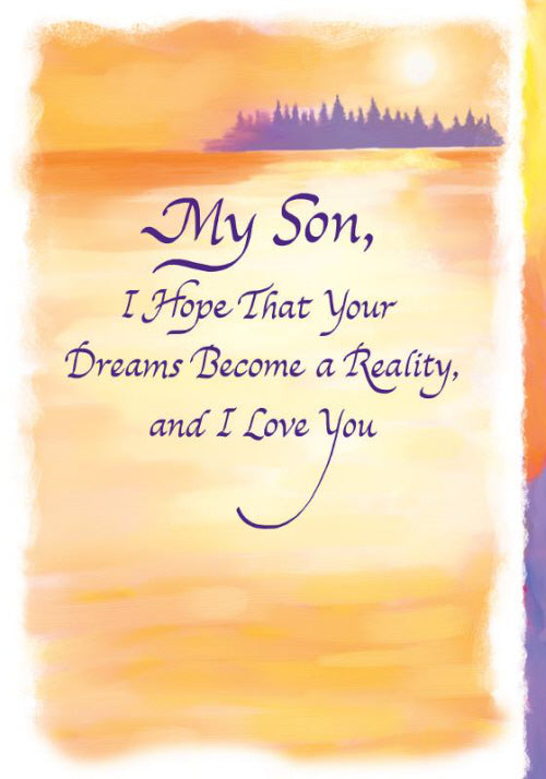 My Son Card - I Hope Your Dreams Become Reality - Blue Mountain Arts
