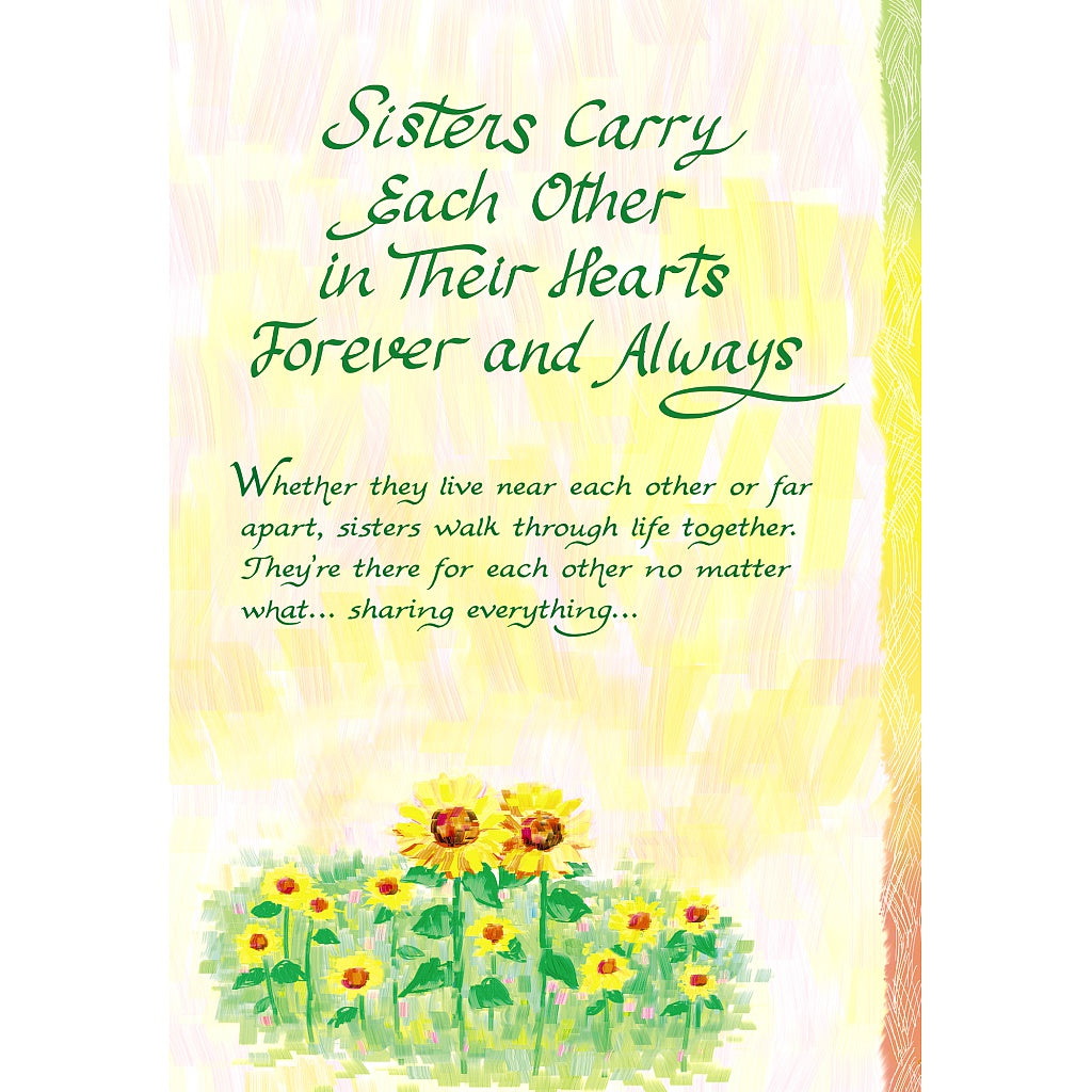 Sisters Carry Each Other In Their Hearts Card - Blue Mountain Arts