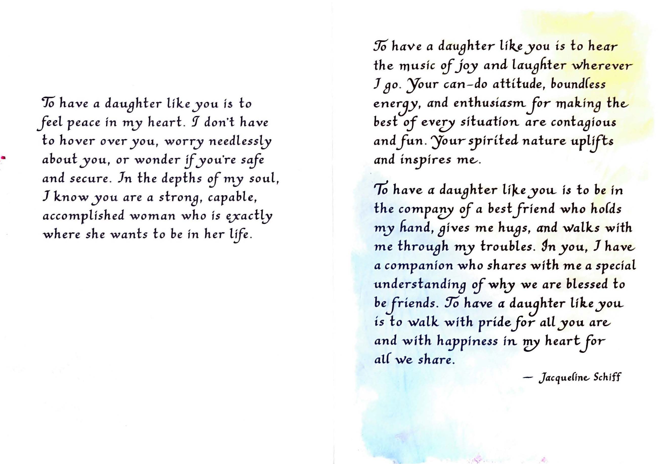 A Daughter Like You Is Card - Blue Mountain Arts card