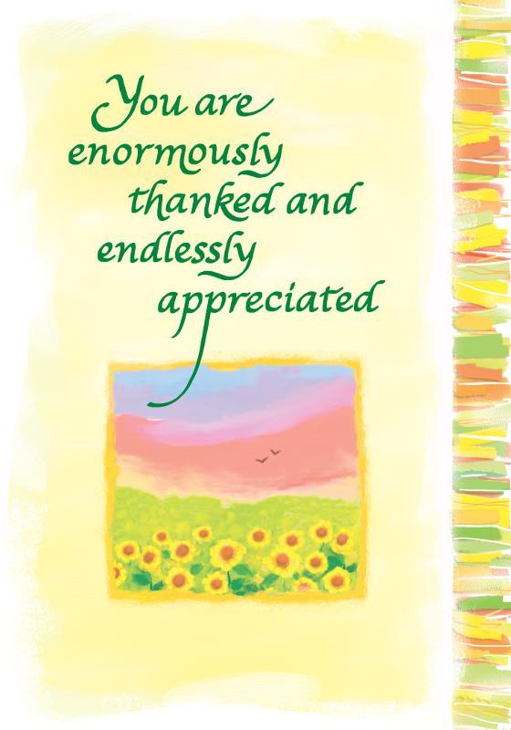 You Are Enormously Thanked Card - Blue Mountain Arts