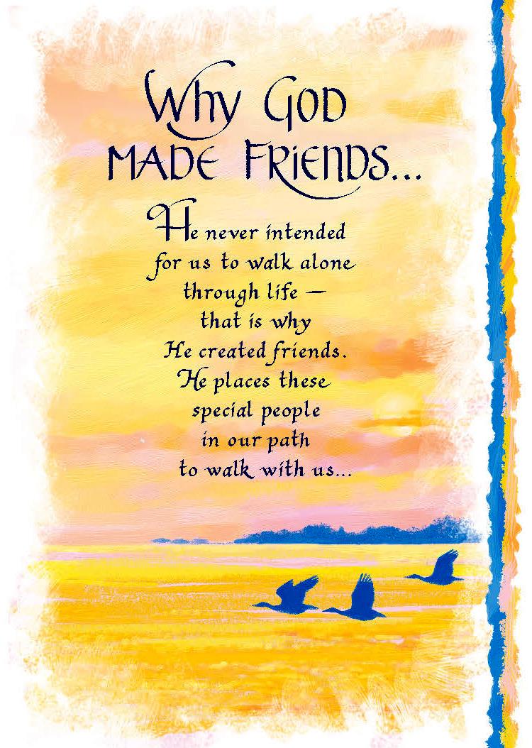 Why God Made Friends He Never Intended Card - Blue Mountain Arts
