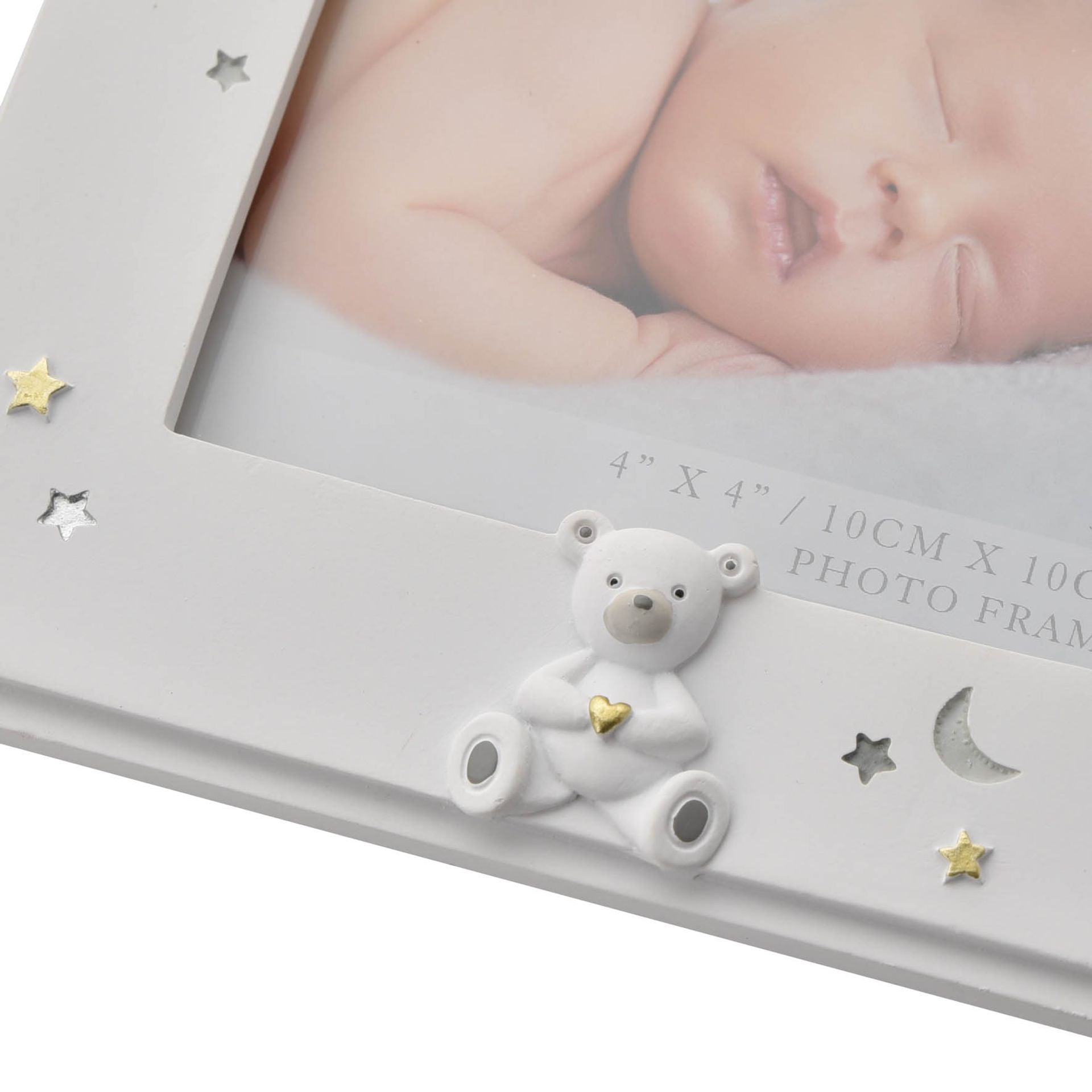 Bambino Resin Christening Day Photo Frame 4" x 6"