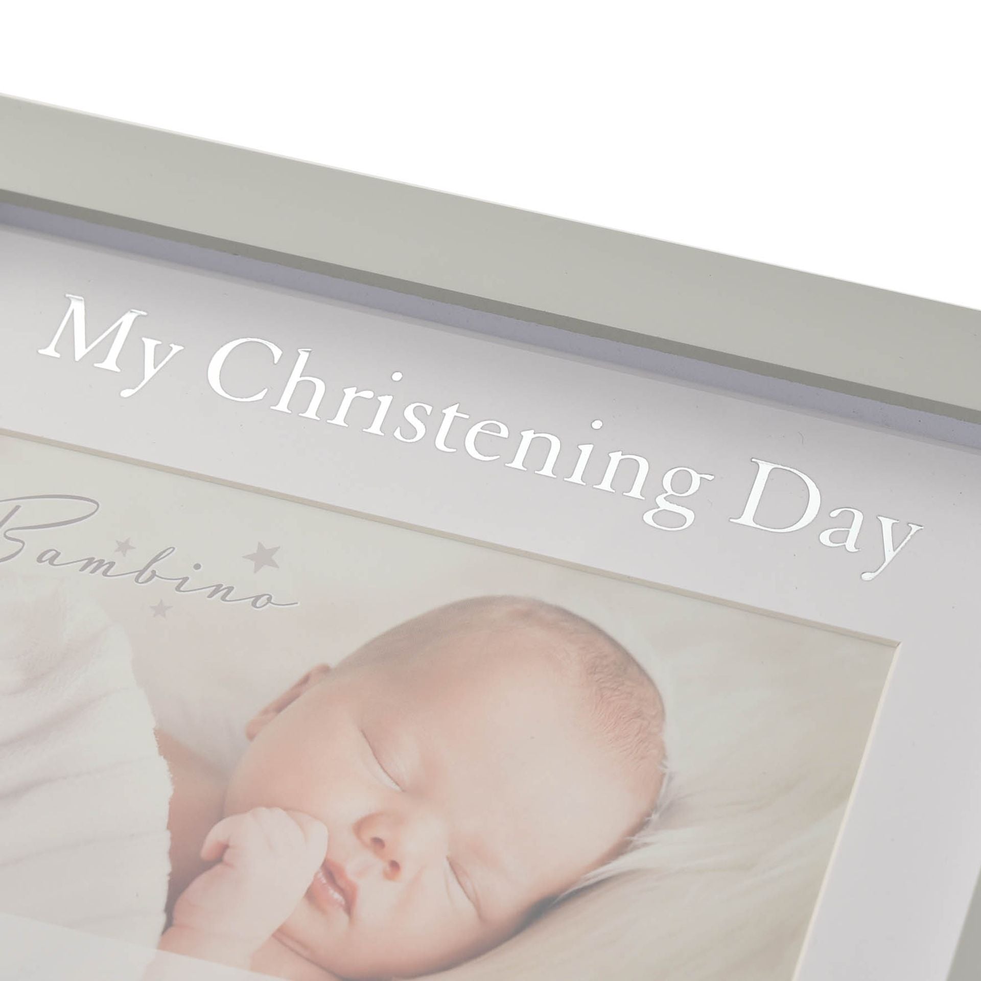 Bambino My Christening Day Frame 6" x 4" in Lidded Gift Box