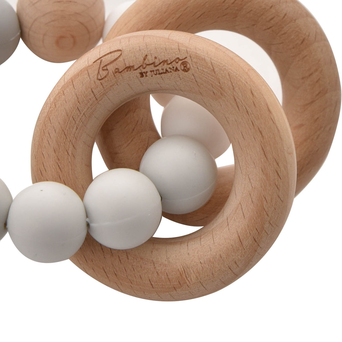 Bambino Ombre Teething Toy Grey