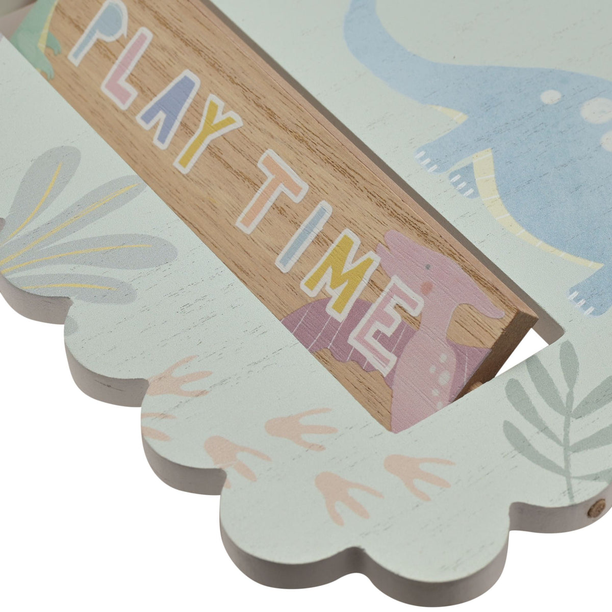 Petit Cheri Dinosaur Plaque - "Playtime Or Naptime"