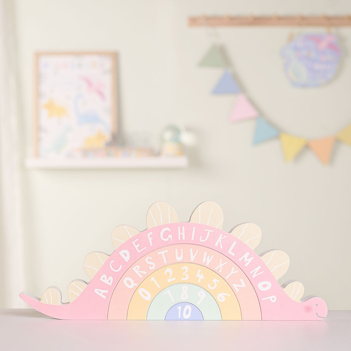 Petit Cheri Dinosaur Plaque - Letters & Numbers