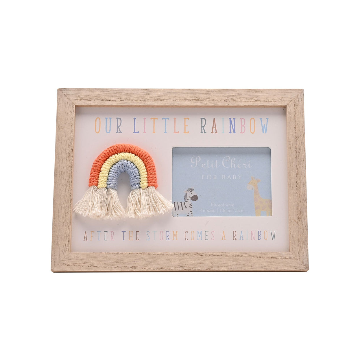 Petit Cheri Baby Scan Frame - Our Little Rainbow