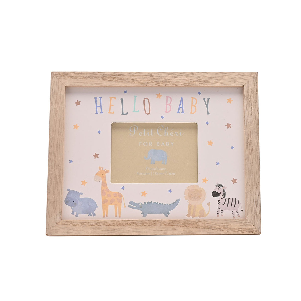Petit Cheri Animal Parade Frame - Hello Baby