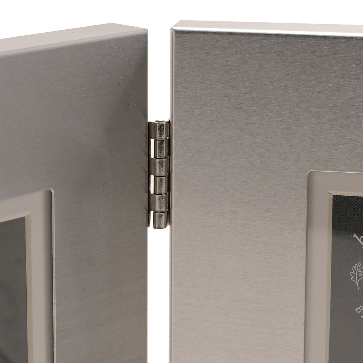 Aluminium Frame "Baby's First & Second Scan" 4" x 2.5"