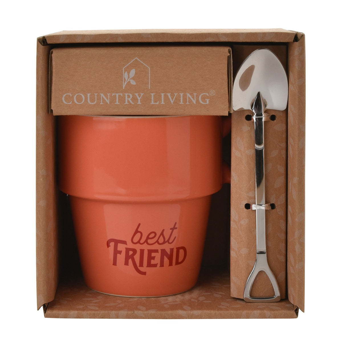 Country Living Gardener's Mug - Orange "Best Friend"
