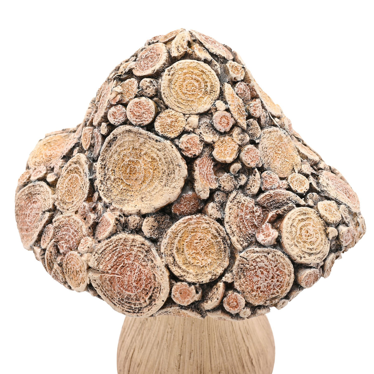 Country Living Wood Effect Mushroom - 20cms