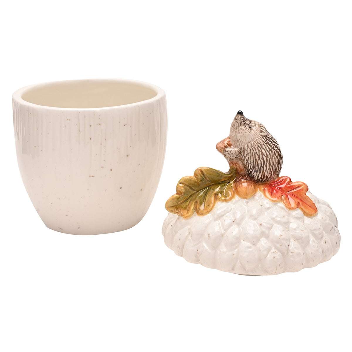 Country Living Storage Jar - Hedgehog On An Acorn