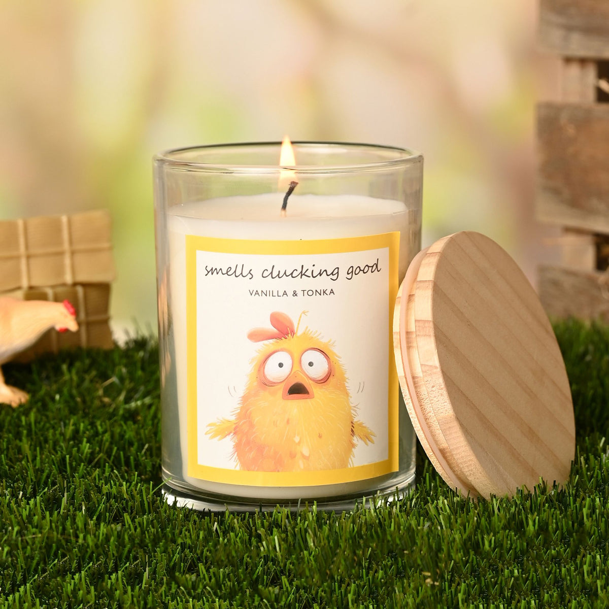 The Funny Farm Candle 250g - "Smells Clucking Good"