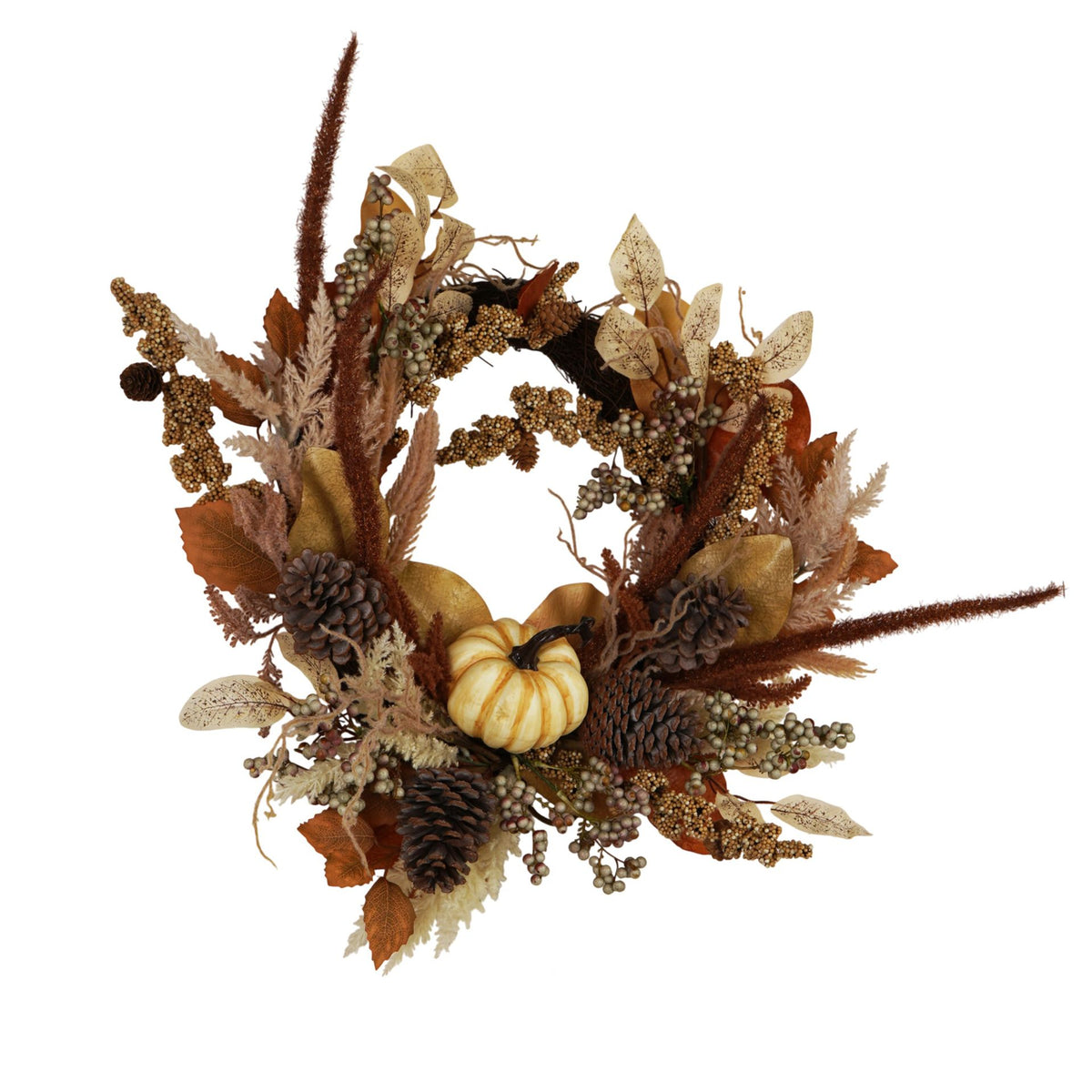 Country Living Neutral Autumn Wreath - 40cm