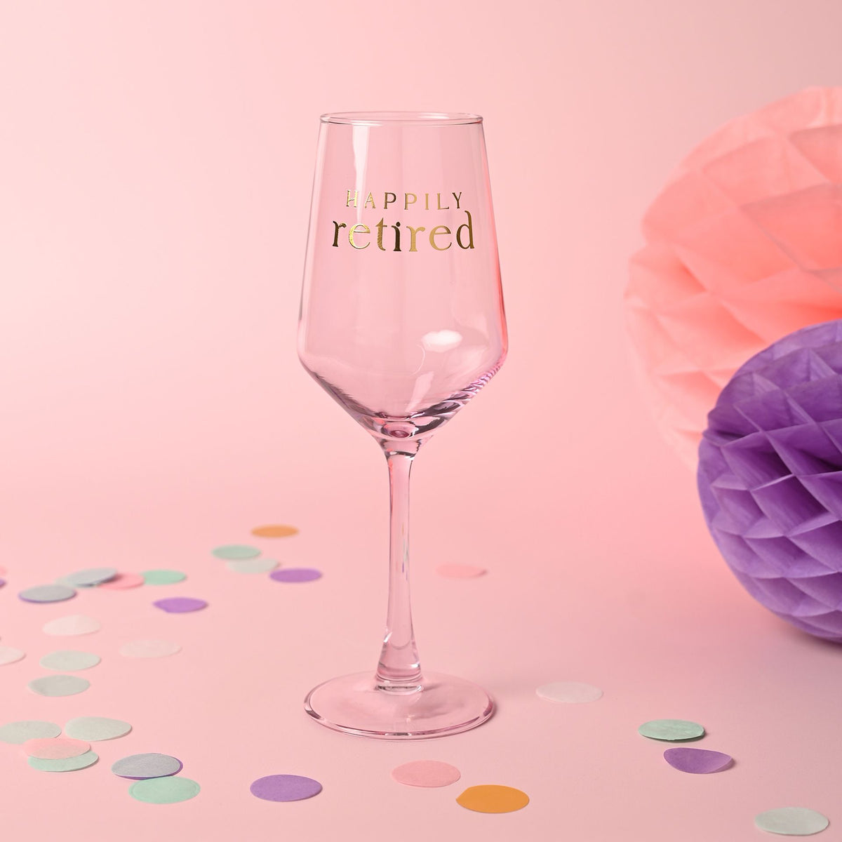 Confetti Wine Glass - Retired