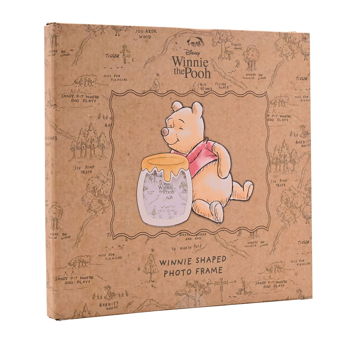 Disney Winnie The Pooh Shaped Photo Frame