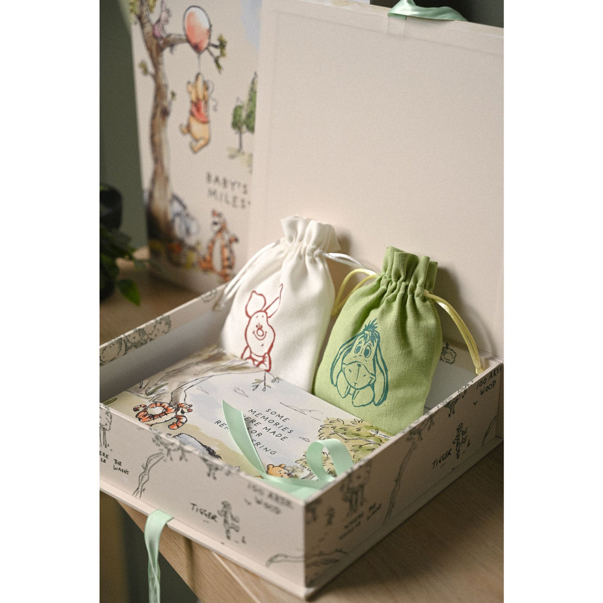 Disney Winnie The Pooh Keepsake Box with Photo Album & Bags
