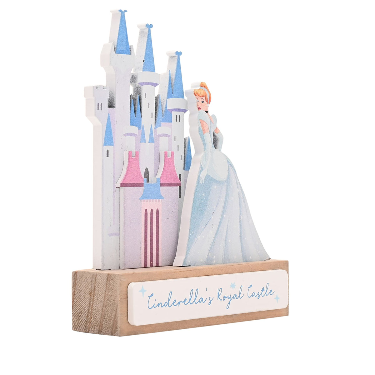 Disney Pastel Princess Mini Castle Plaque - Cinderella