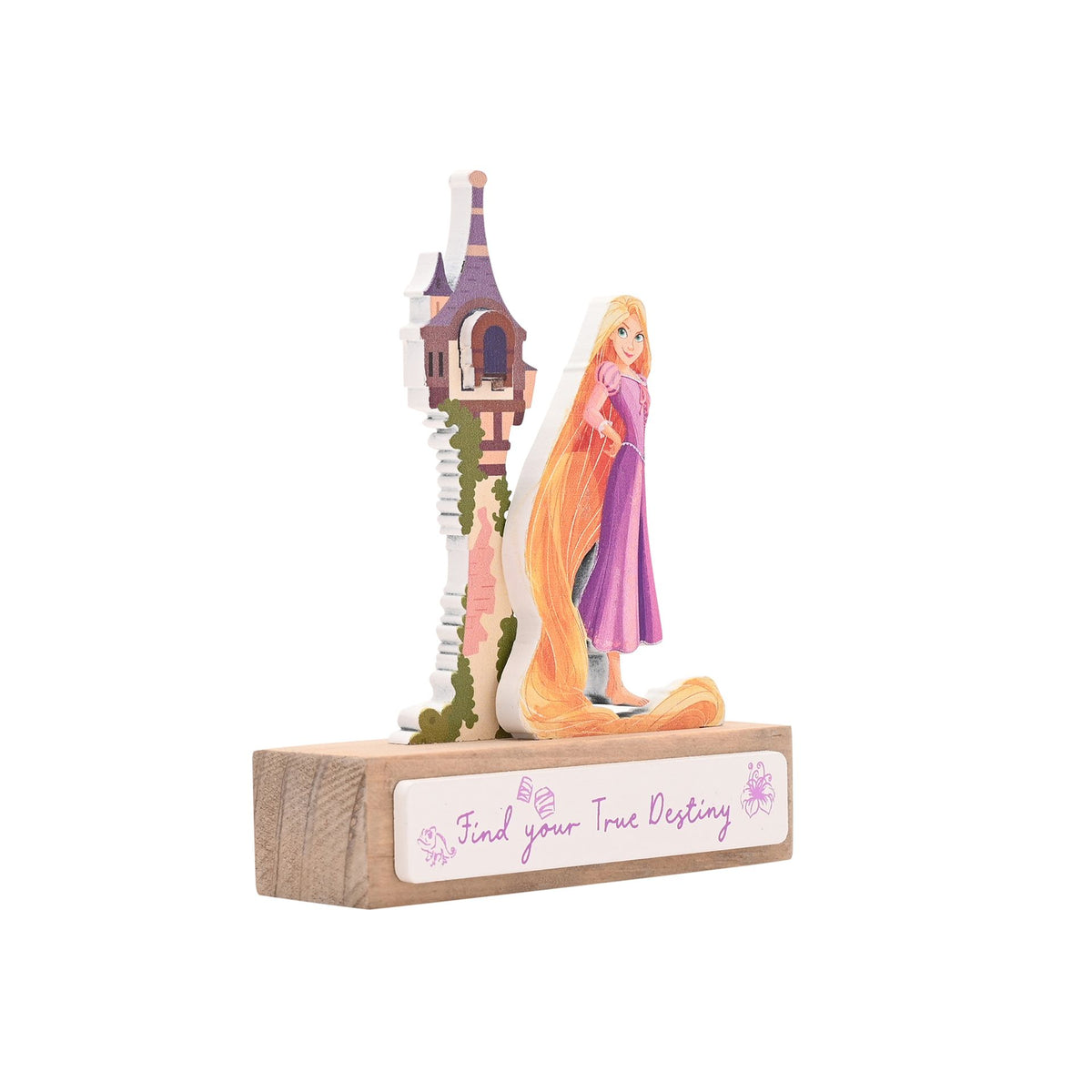 Disney Pastel Princess Mini Castle Plaque - Rapunzel