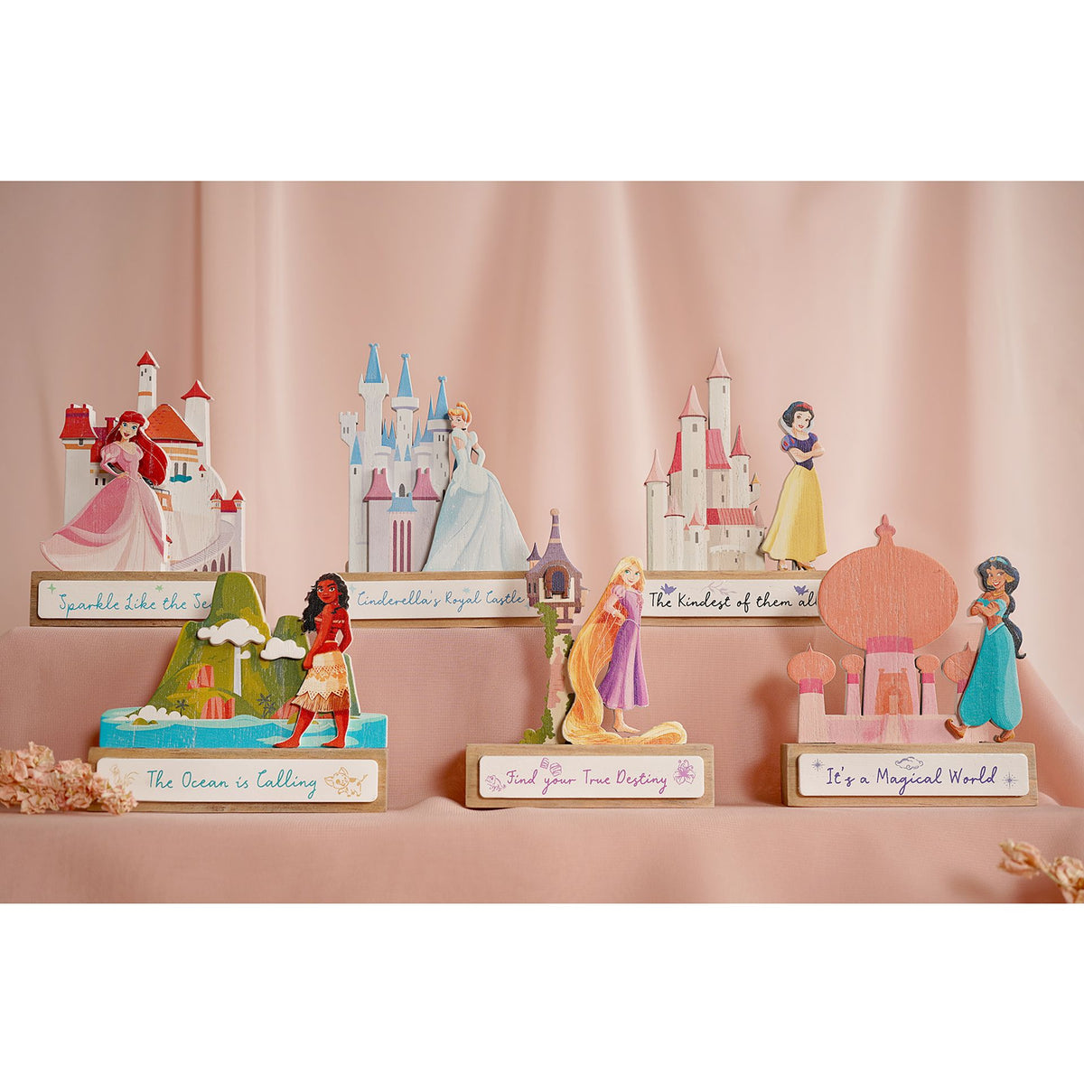 Disney Pastel Princess Mini Castle Plaque - Snow White