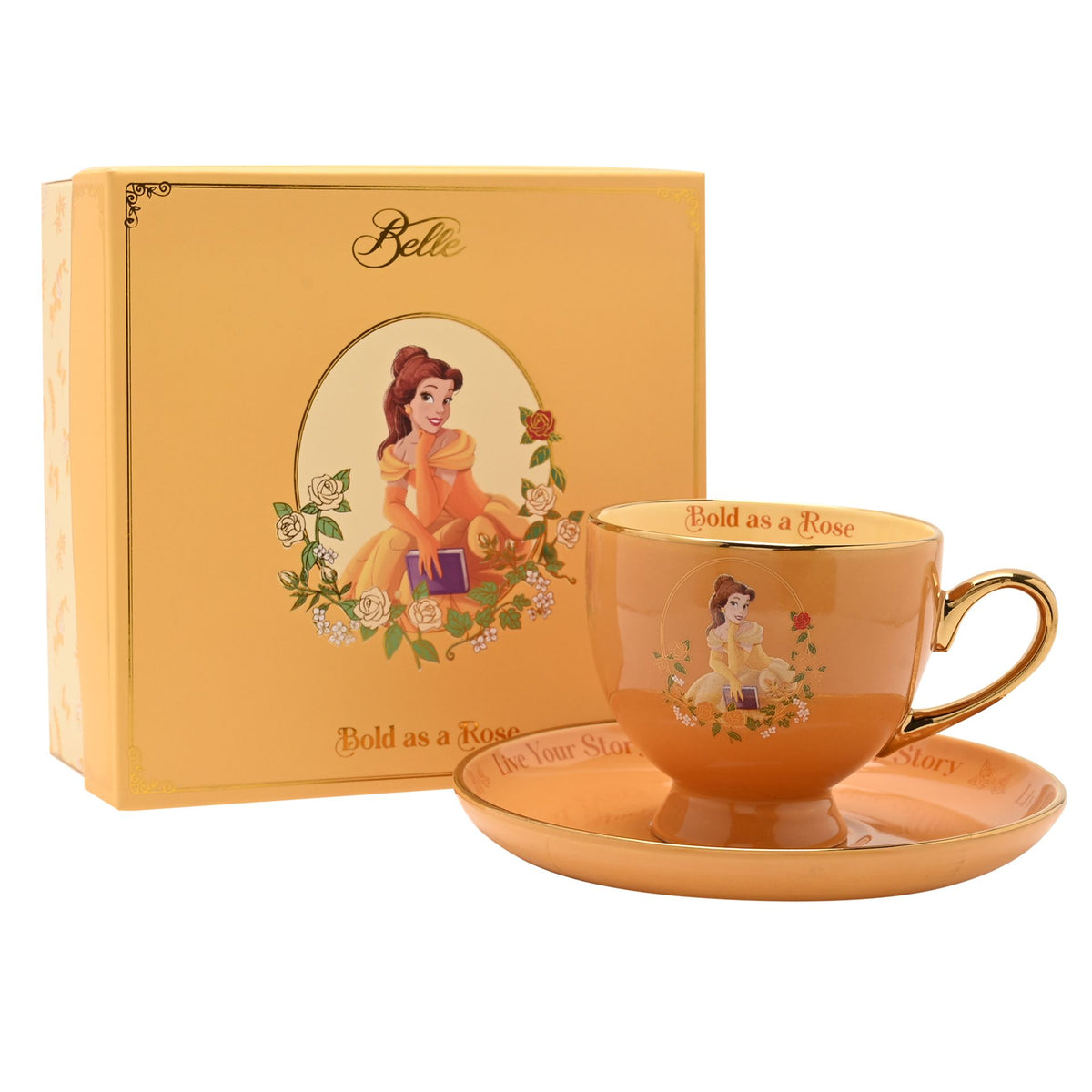 Disney Pastel Princess Tea Cup & Saucer - Belle