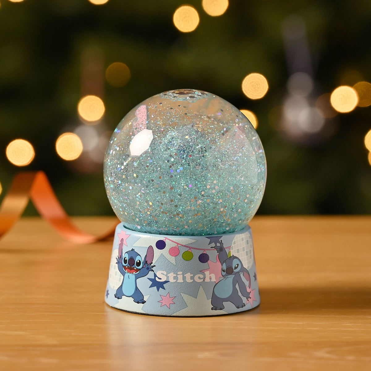 Stitch Plastic Snowglobe