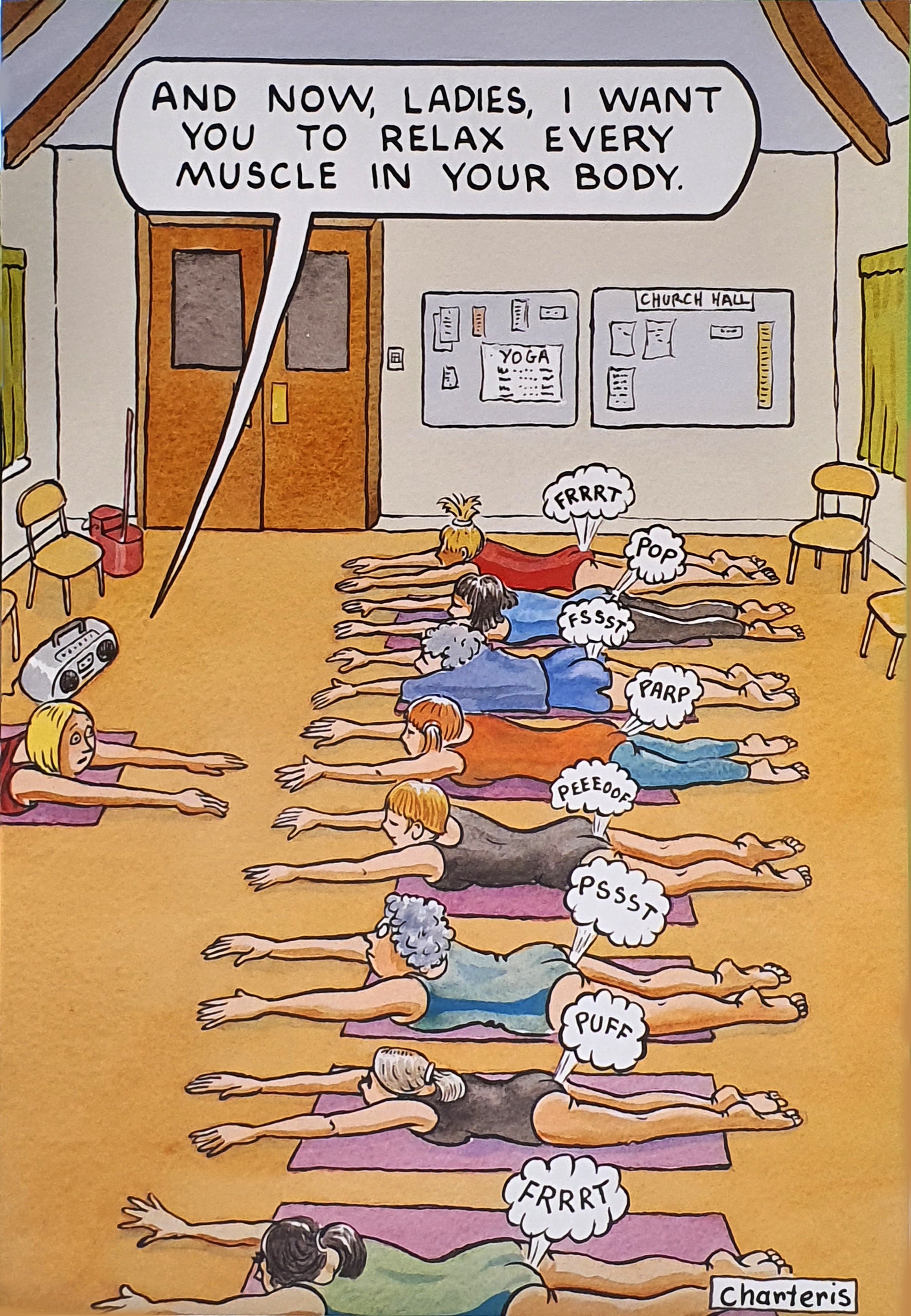 Humourous Birthday Card - Relax Muscles