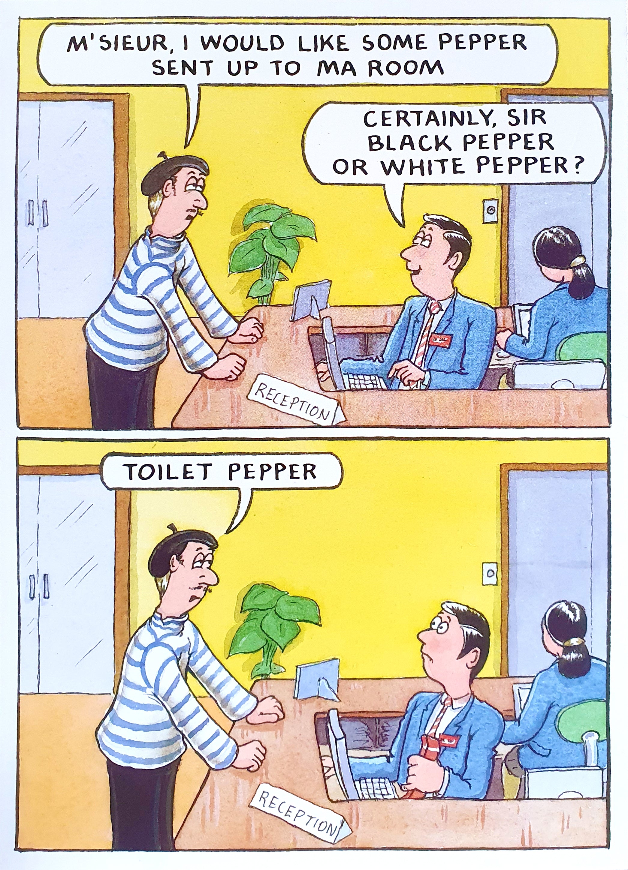 Humourous Birthday Card - Pepper