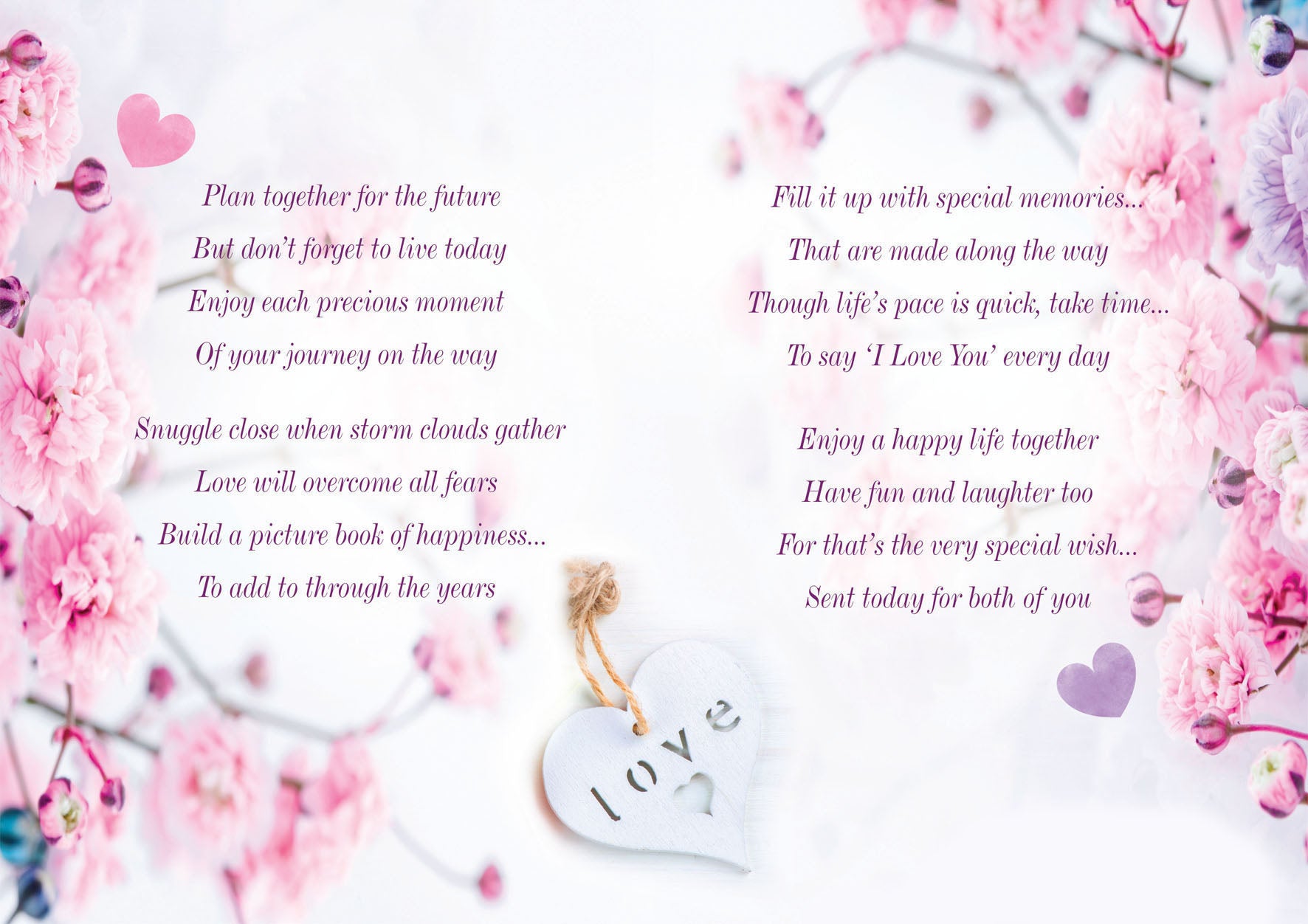 For A Special Daughter and Son-in-law on your Wedding Day Card