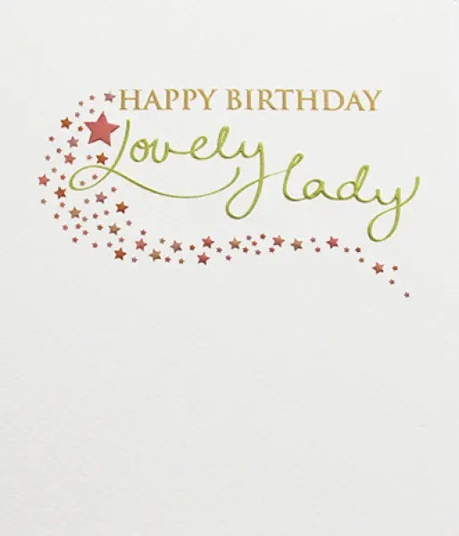 Birthday Card - Lovely Lady