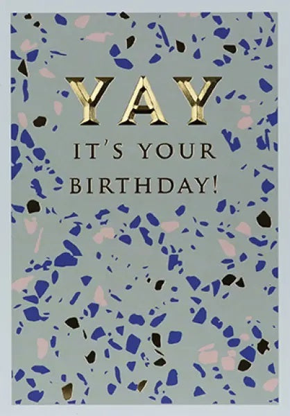 Birthday Card - Yay