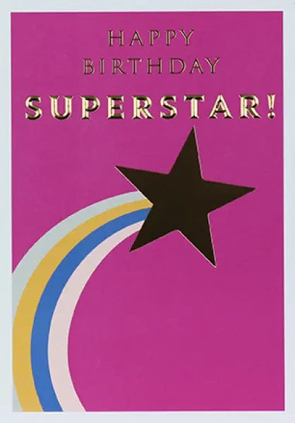 Birthday Card - Superstar