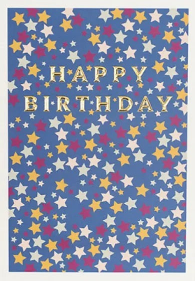 Birthday Card - Stars