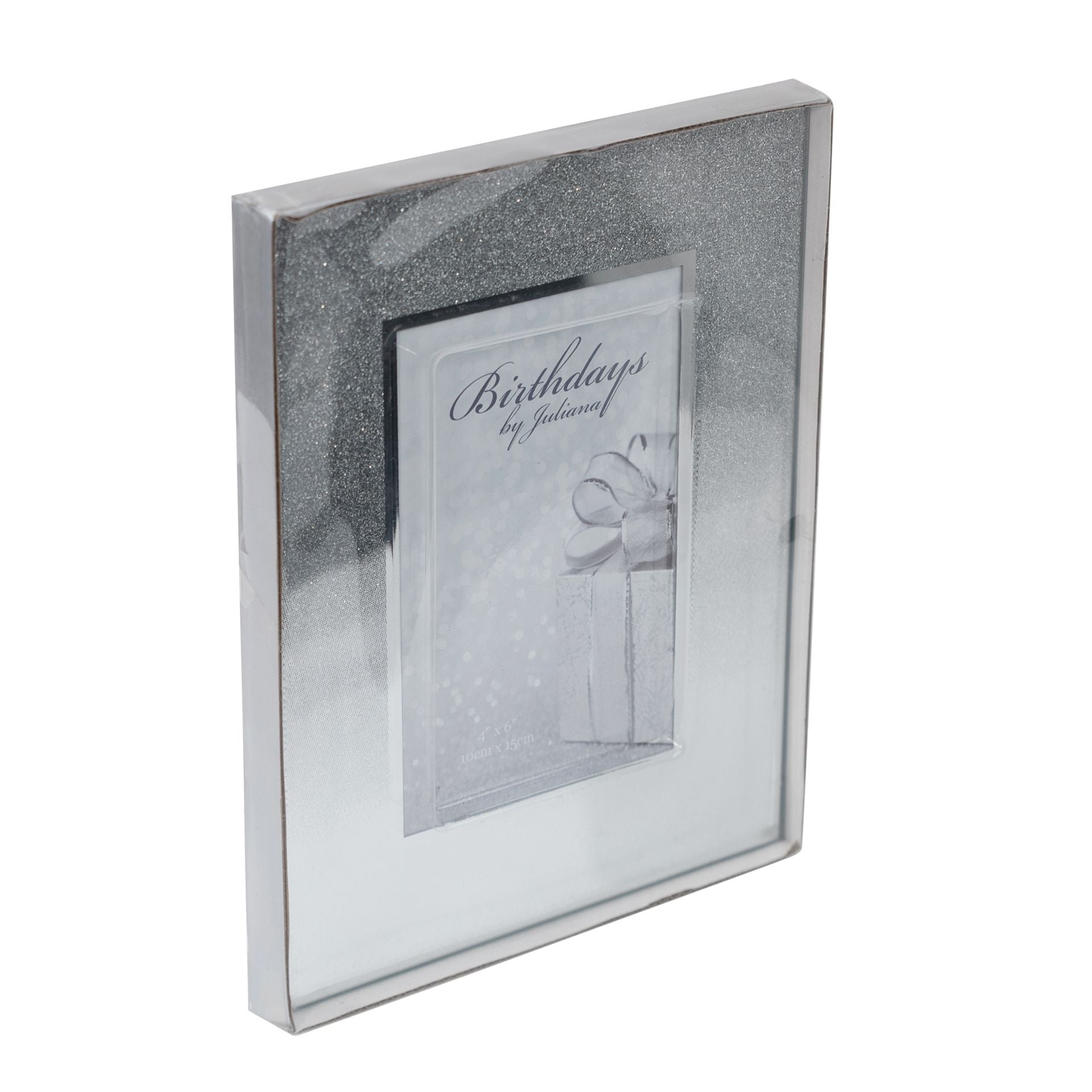 Milestones Glitter Mirror Frame 4 x 6 Engraveable