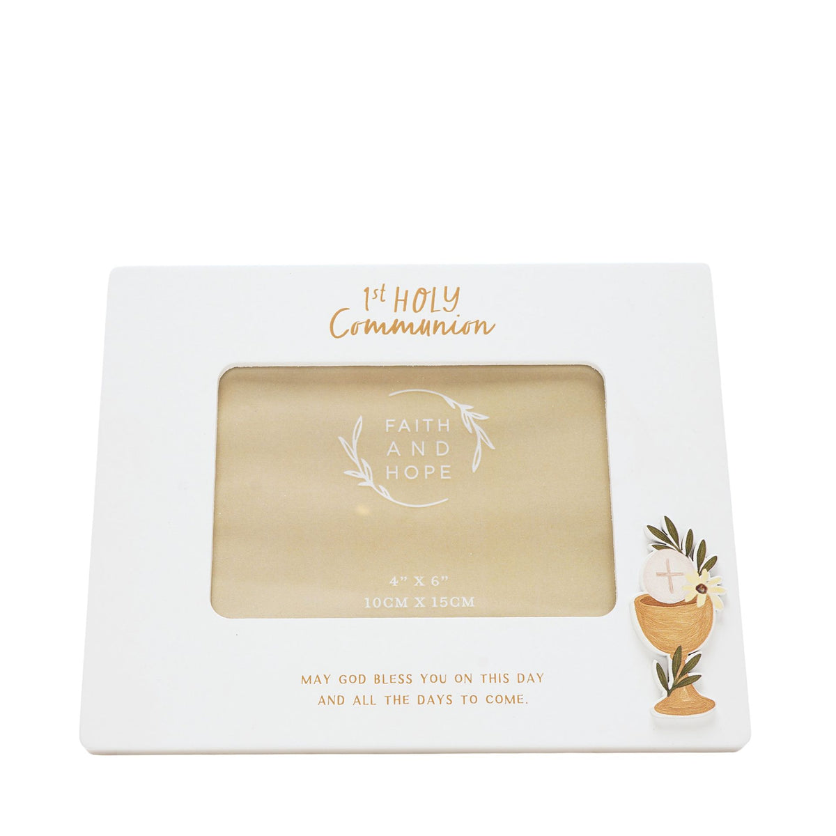 Faith & Hope Photo Frame 6'' x 4'' - 1st Communion